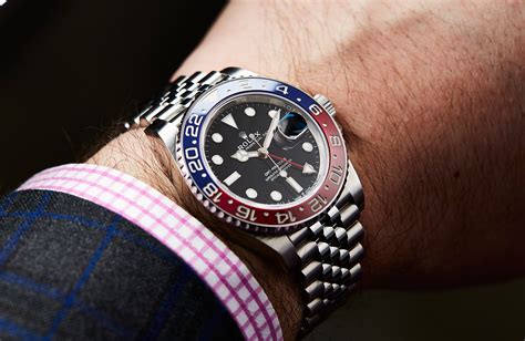 rolex pepsi wrist